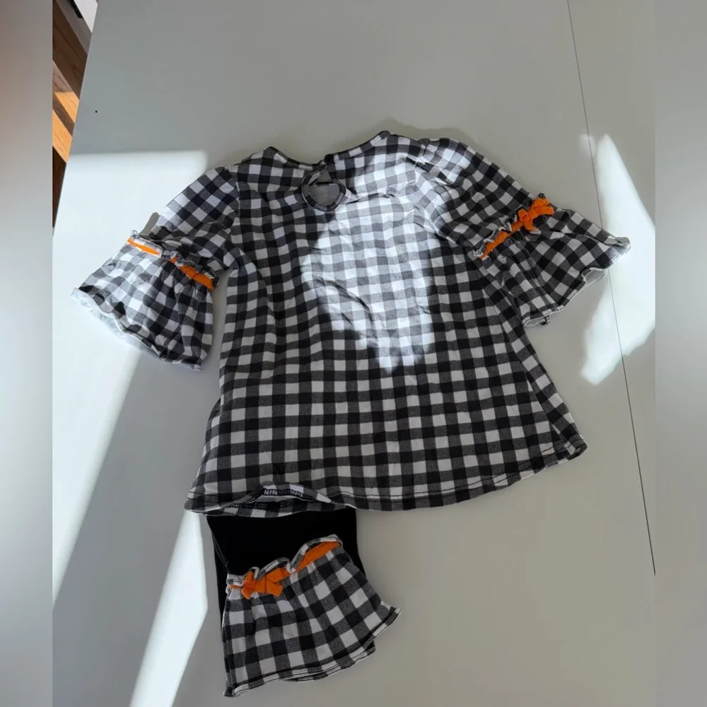 Eleanor Rose Pumpkin Pant Set Size 4